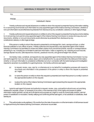 State Form 55732 Application for 3 Year Occupational Licensee Reinvestigation - Indiana, Page 3