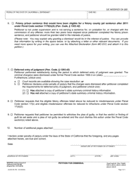 Form SJCM CR-180 Petition for Dismissal - County of San Joaquin, California, Page 3