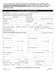 Form SJPR-010 Confidential Guardianship Questionnaire - County of San Joaquin, California, Page 3