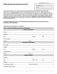 Demolition Permit Procedure and Pcb&#039;s Checklist - City of Richmond, California, Page 6