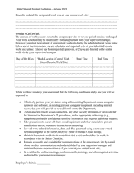 Attachment B Telework Agreement - Hawaii, Page 2