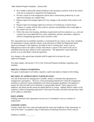 Attachment B Telework Agreement - Hawaii, Page 3