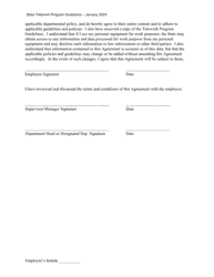 Attachment B Telework Agreement - Hawaii, Page 4