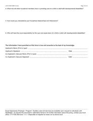 Form LCR-1031B Child or Adult Developmental Home Caregiver Assessment Guide - Arizona, Page 15