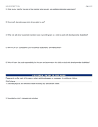 Form LCR-1031B Child or Adult Developmental Home Caregiver Assessment Guide - Arizona, Page 6