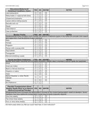 Form LCR-1031B Child or Adult Developmental Home Caregiver Assessment Guide - Arizona, Page 9