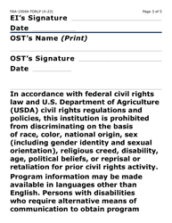 Form FAA-1004A-LP Designation of Ebt Alternate Card Holder (Large Print) - Arizona, Page 3