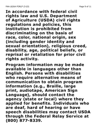 Form FAA-1826A-LP Nutrition Assistance (Na) Authorized Representative Request (Large Print) - Arizona, Page 9