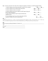 Attachment C Release of Information Form - 49 Cfr Part 40 Drug and Alcohol Testing - Alaska, Page 2