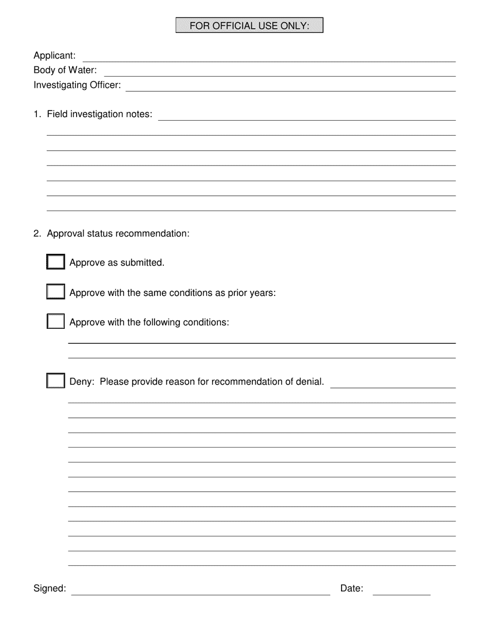 Form DSSS57 Application for Water Event Permit - New Hampshire, Page 4