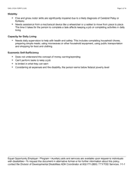 Form DDD-2153A Likely Eligibility Tool (Let) - Arizona, Page 2