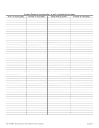 Form SICFA3016 Video Franchise Annual Report - Wisconsin, Page 3