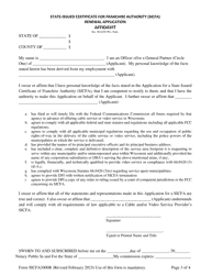Form SICFA3000R State-Issued Certificate for Franchise Authority (Sicfa) Initial Application - Wisconsin, Page 3