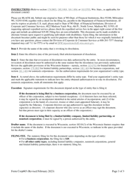 Form 55 (Corp603) Revocation or Rescission of Voluntary Dissolution - Wisconsin, Page 3