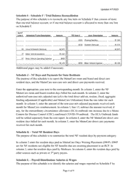 Instructions for Mainecare Cost Report for Nursing Care Facilities - Single-Level - Maine, Page 6