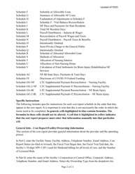 Instructions for Mainecare Cost Report for Nursing Care Facilities - Multi-Level With Brain Injury Unit - Maine, Page 2