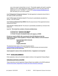 Instructions for Agreement Closeout Report - Cost Settled - Maine, Page 5