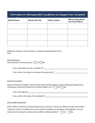 Complaint Form - Minnesota, Page 2