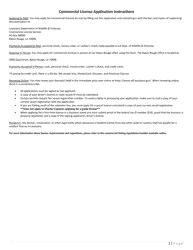 Commercial License Application - Louisiana, Page 2