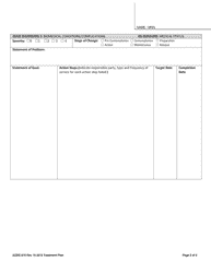 Form AODC-010 Treatment Plan - Conta Costa County, California, Page 2