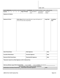Form AODC-010 Treatment Plan - Conta Costa County, California, Page 6