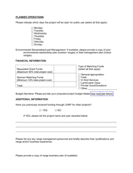 Ldwf Target Range Grant Application - Louisiana, Page 3