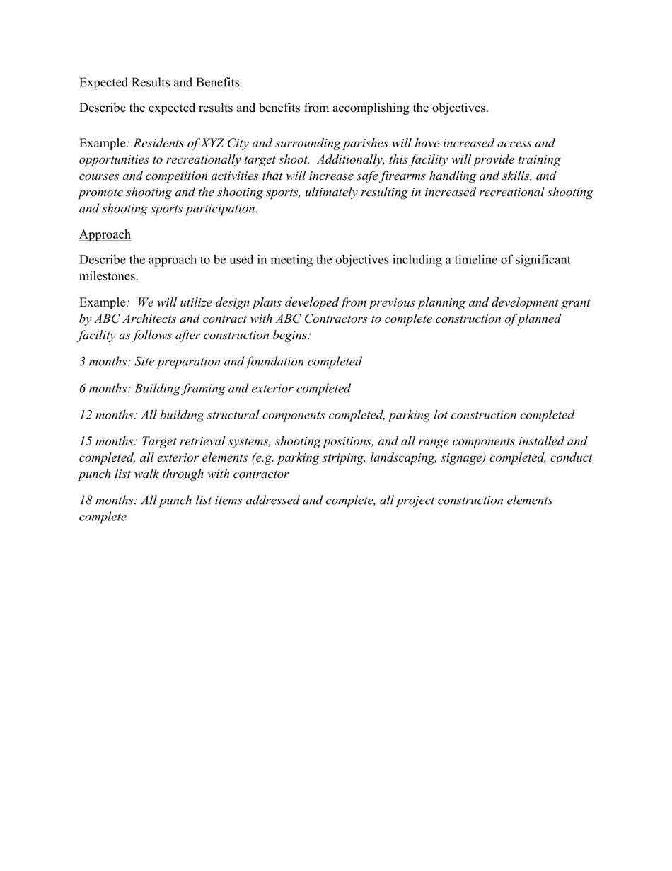 Ldwf Target Range Grant Application - Louisiana, Page 6