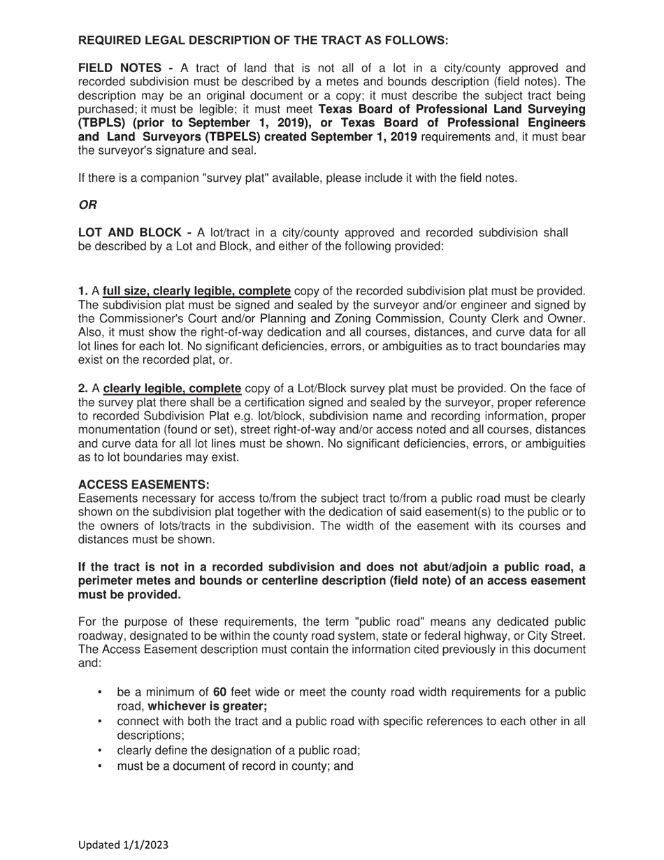 Land Loan Application - Texas Veterans Land Mortgage Program - Texas, Page 4