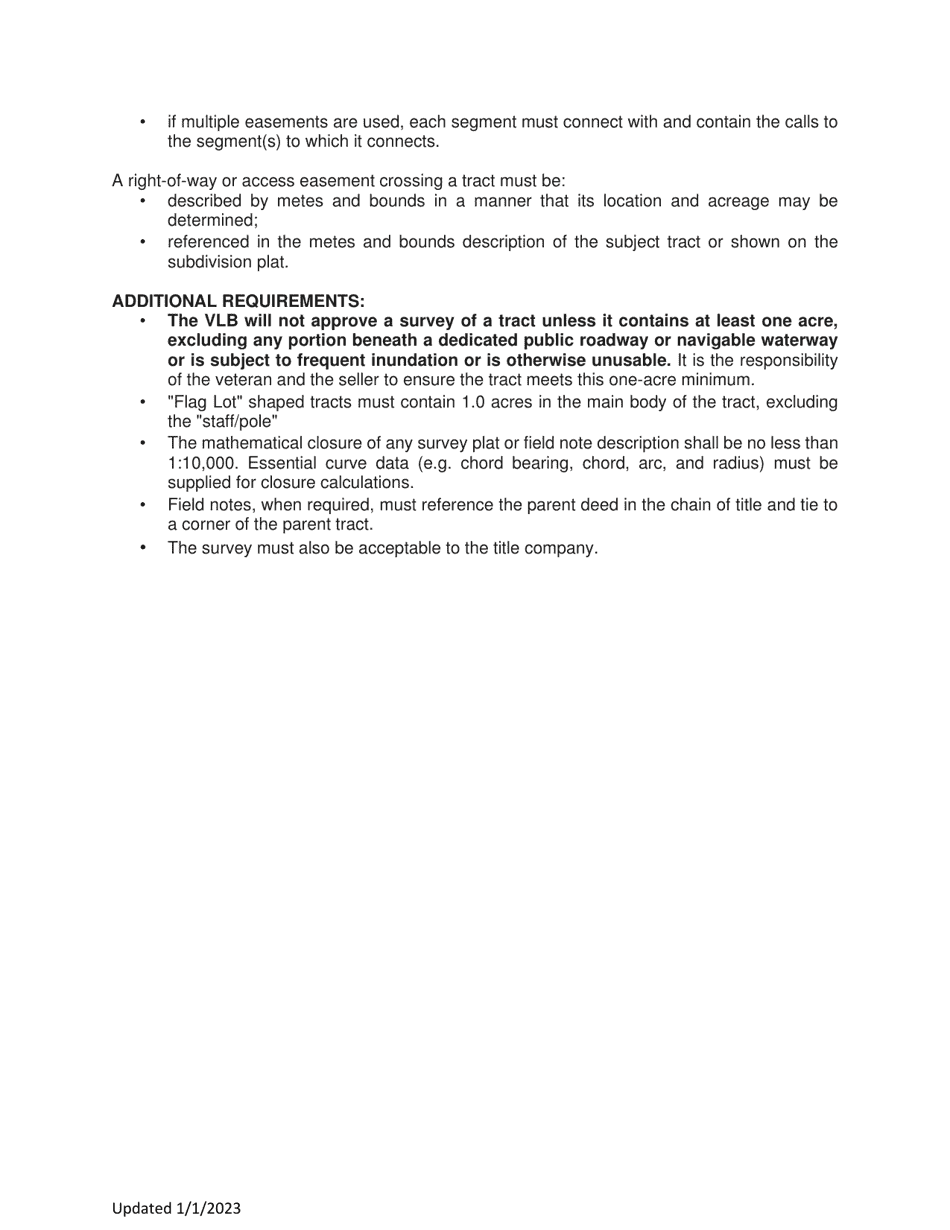 Land Loan Application - Texas Veterans Land Mortgage Program - Texas, Page 5