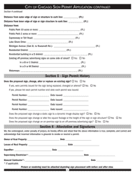 Sign Permit Application - City of Chicago, Illinois, Page 5