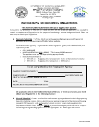 Form LIC-313 Application for Initial Manufacturer License - Nevada, Page 6