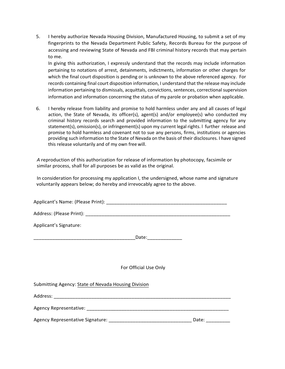 Form LIC-313 Application for Initial Manufacturer License - Nevada, Page 9