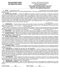 Dealer Listing Agreement Contract - Nevada, Page 2