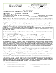 Purchase Contract - New Home - Nevada, Page 3