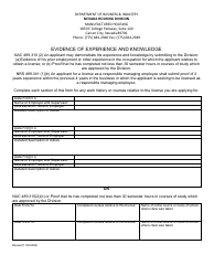 Form LIC-310 Application for an Initial Dealer/Distributor License - Nevada, Page 11