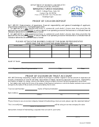 Form LIC-310 Application for an Initial Dealer/Distributor License - Nevada, Page 12