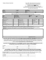 Document preview: Purchase Contract - Used Homes - Nevada