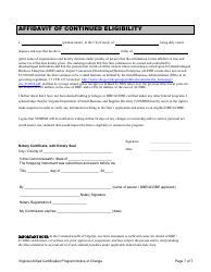 Virginia Unified Certification Program Notice of Change - Virginia, Page 7