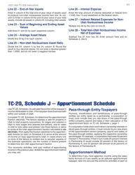 Instructions for Form TC-20S Utah S Corporation Return - Utah, Page 13