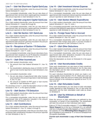 Instructions for Form TC-20S Utah S Corporation Return - Utah, Page 22