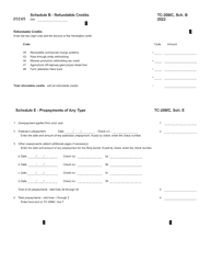 Form TC-20MC Utah Tax Return for Miscellaneous Corporations - Utah, Page 5