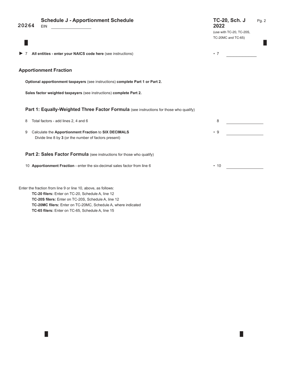 Form TC-20MC Utah Tax Return for Miscellaneous Corporations - Utah, Page 7