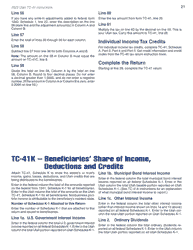 Instructions for Form TC-41 Utah Fiduciary Income Tax Return - Utah, Page 23