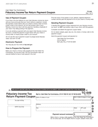 Instructions for Form TC-41 Utah Fiduciary Income Tax Return - Utah, Page 33