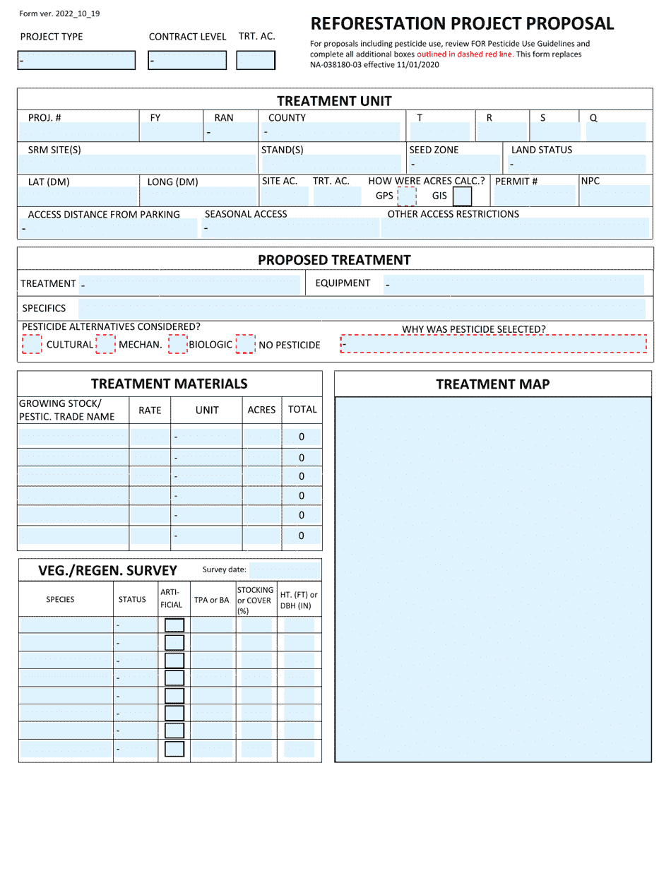 Reforestation Project Proposal - Minnesota, Page 1