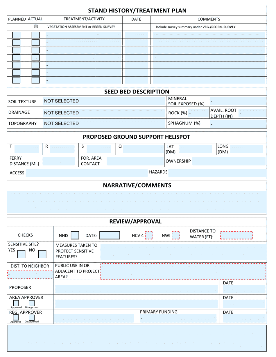 Minnesota Reforestation Project Proposal Download Fillable PDF ...