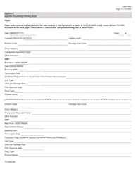 Form 1343 Children With Special Health Care Needs Services Program Drug Rebate Agreement - Texas, Page 11