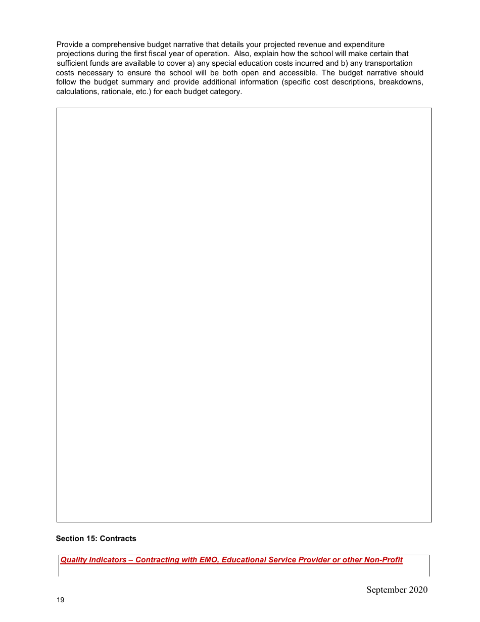 Charter School Petition - Kansas, Page 19