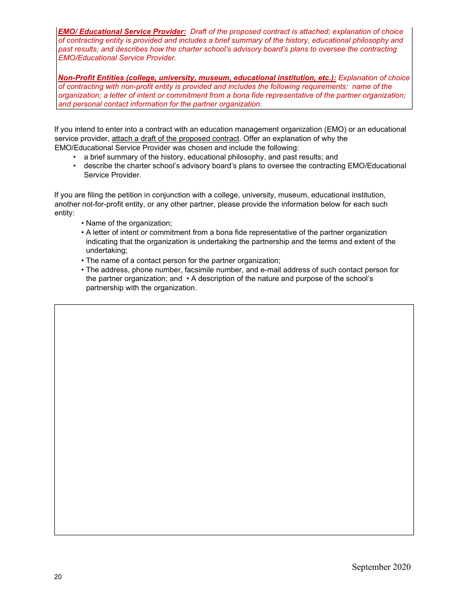 Charter School Petition - Kansas, Page 20