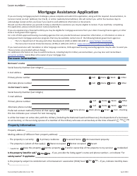 Fannie Mae Form 710 Mortgage Assistance Application